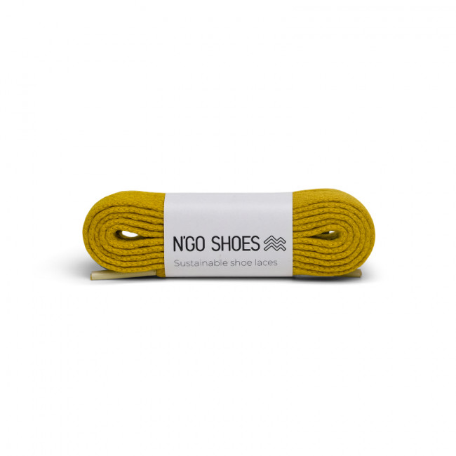 Shoe laces Mustard