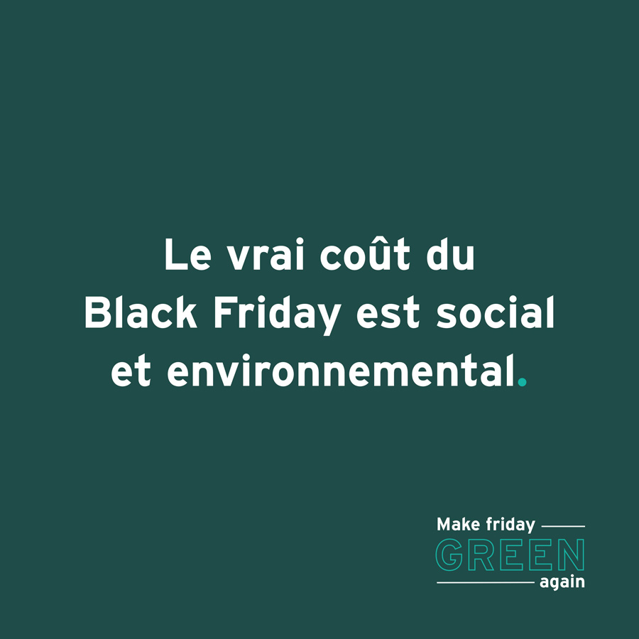 Boycott black friday, coût social et environnemental 
