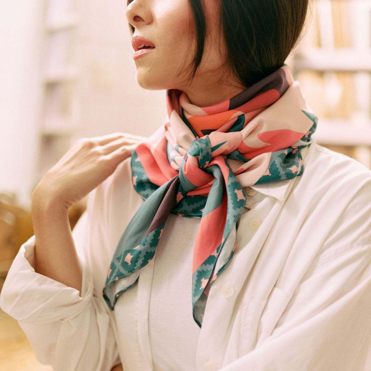 Foulard Alexandra de Assunçao x N'GO