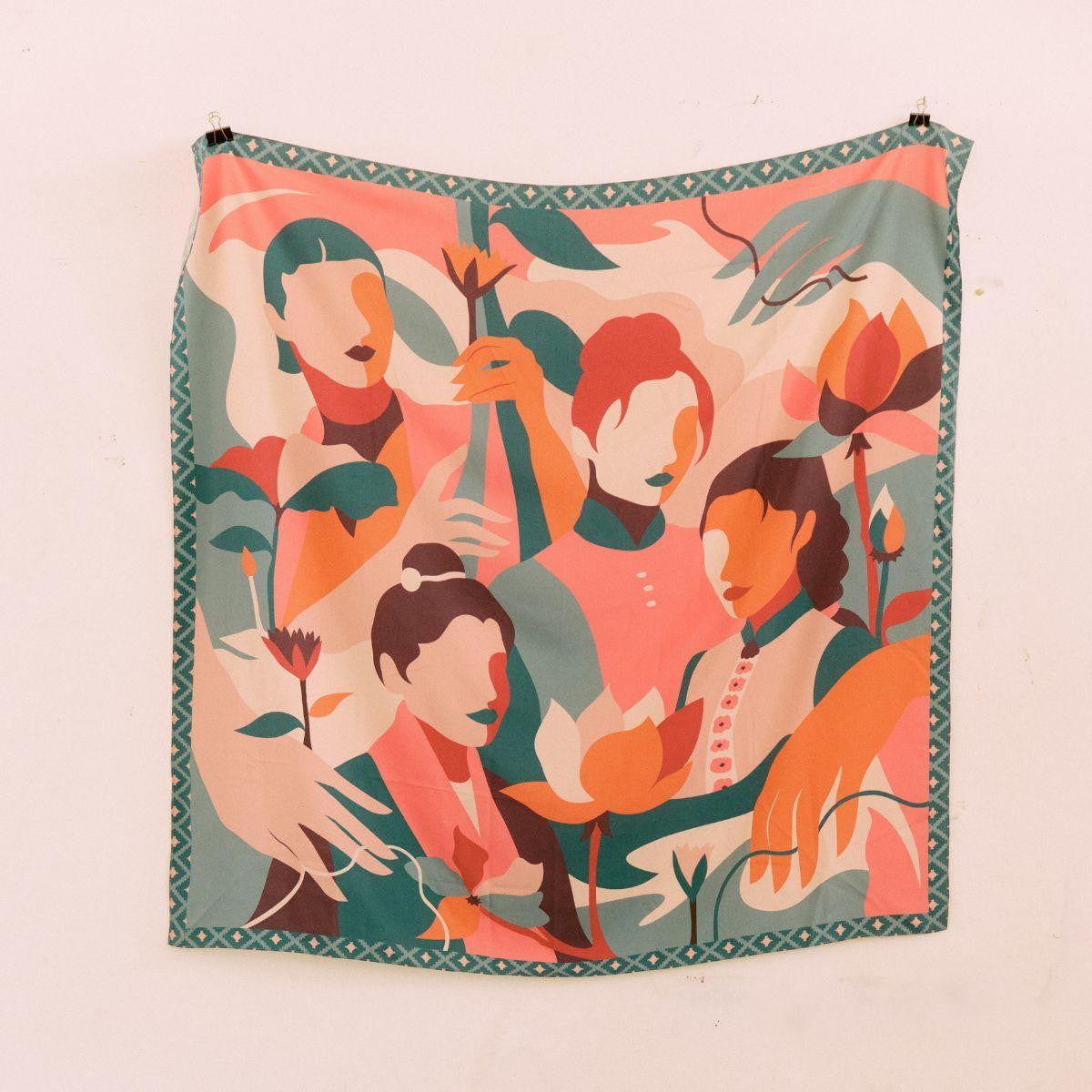 Foulard Alexandra de Assunçao x N'GO