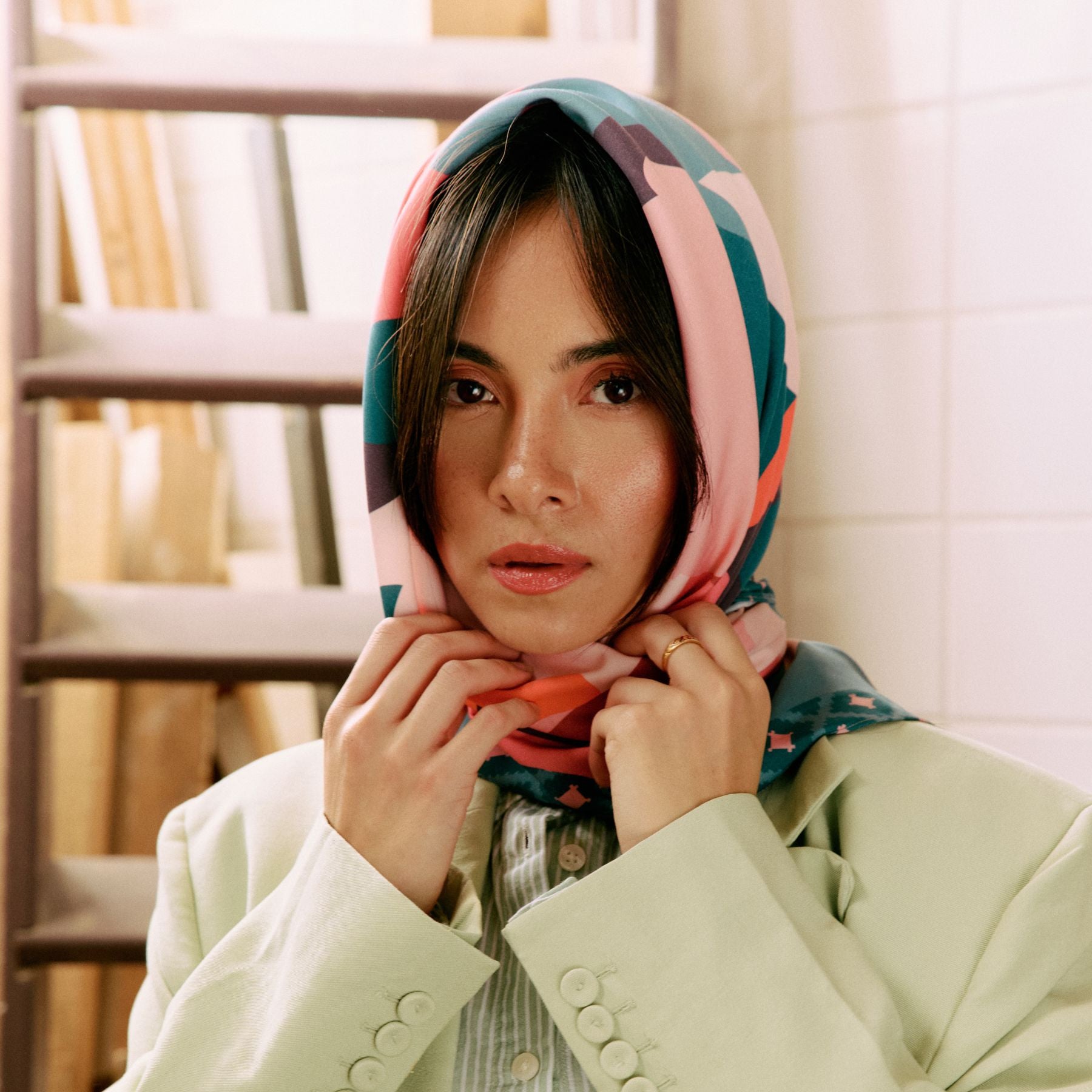 Foulard Alexandra de Assunçao x N'GO