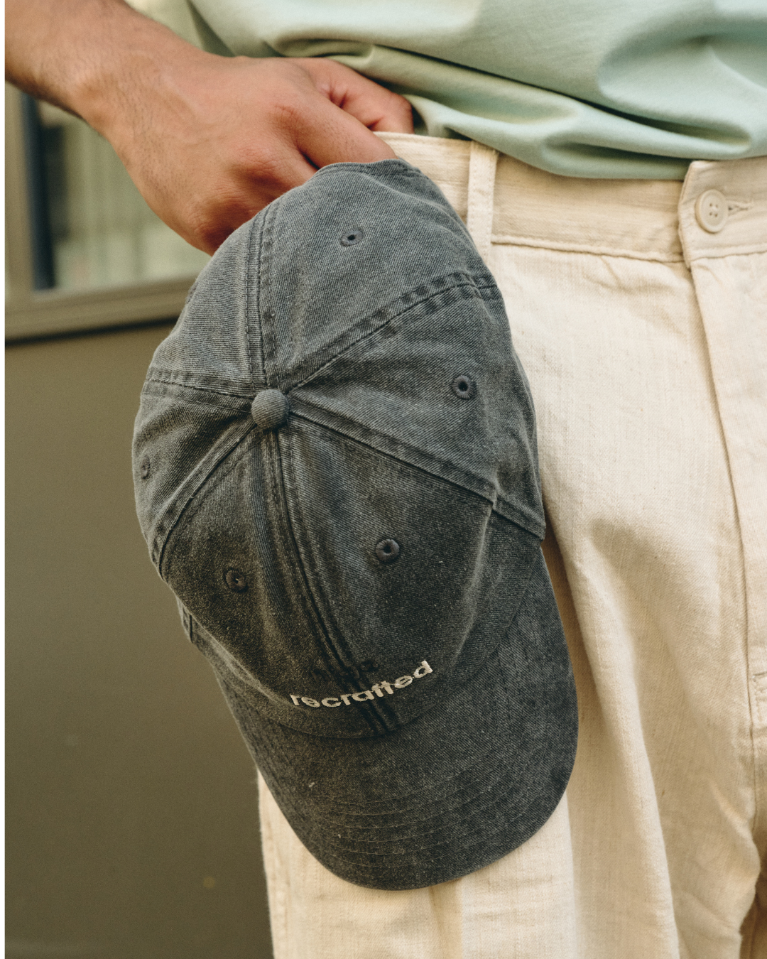 CASQUETTE UNISEXE RECRAFTED NOIRE