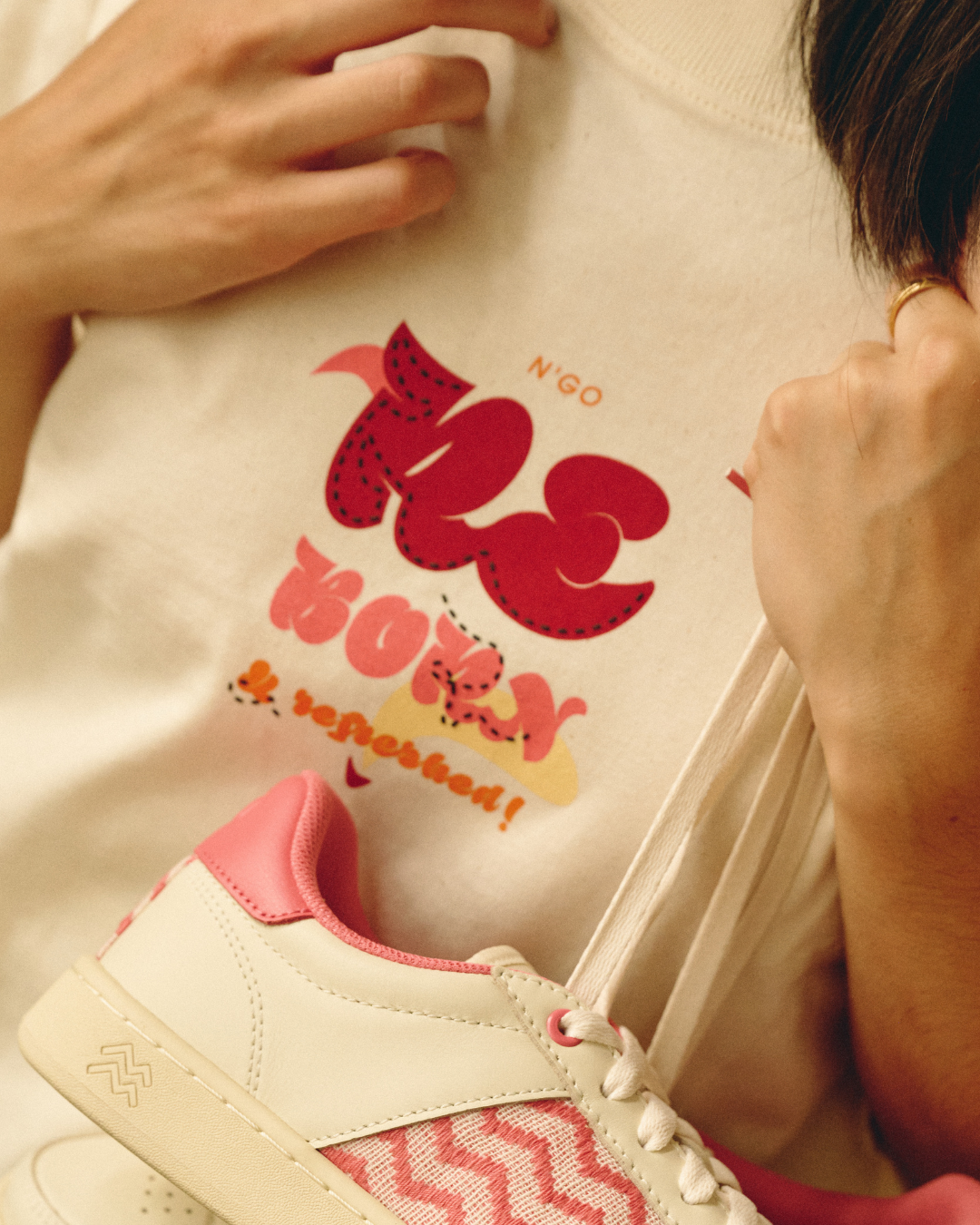 WOMEN'S REFRESHED T-SHIRT ECRU WHITE