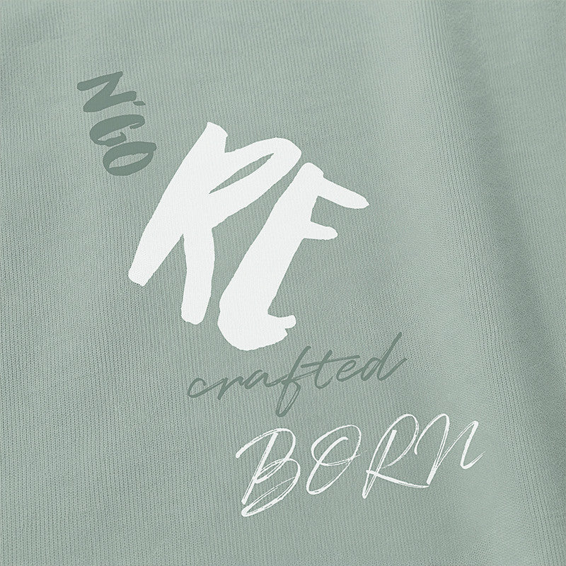T-SHIRT HOMME RECRAFTED VERT AMANDE